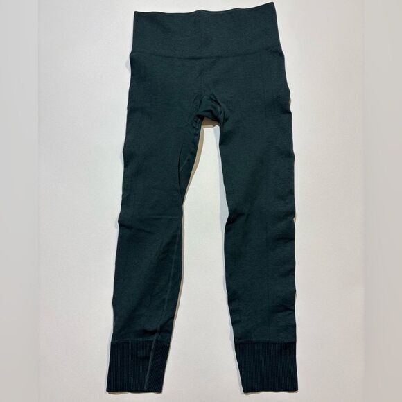 Lululemon Athletica Green High-Waisted Compression Leggings - Size 4 - Picture 1 of 6